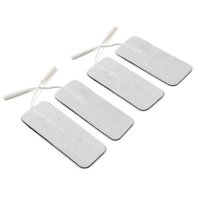 Rektangulære TENS elektroder 40 x 100 mm (4 stk)